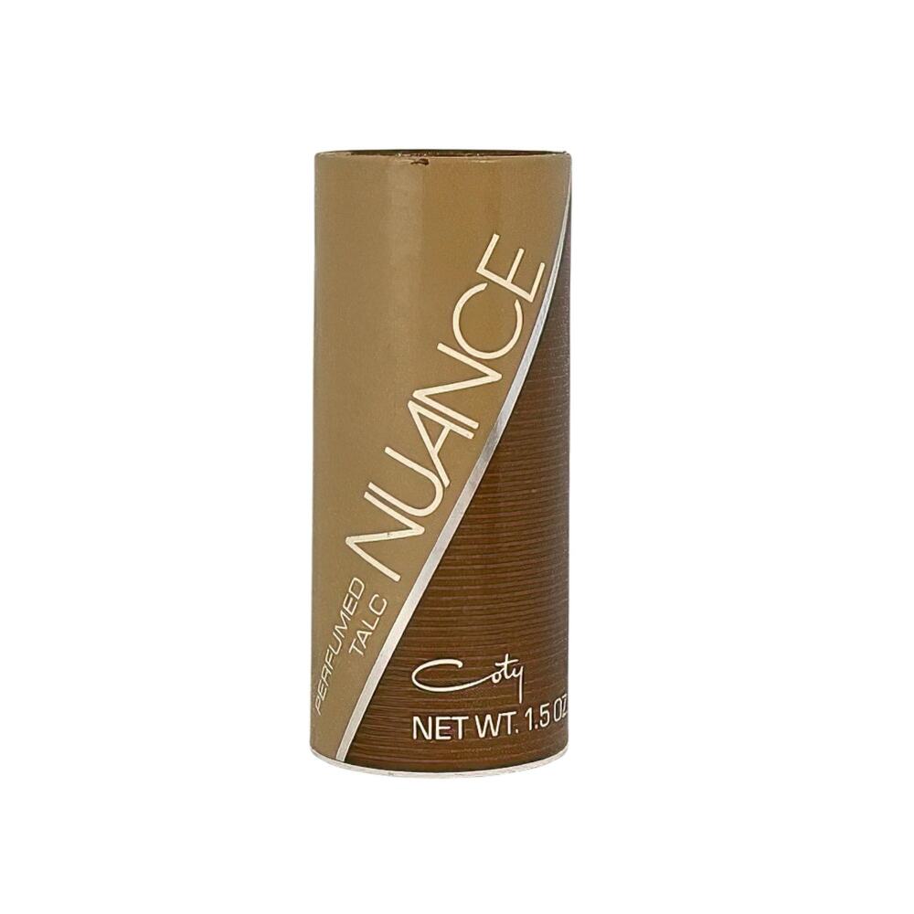 Vintage Coty Nuance Perfumed Talc 1.5oz Body Dusting Powder Discontinued